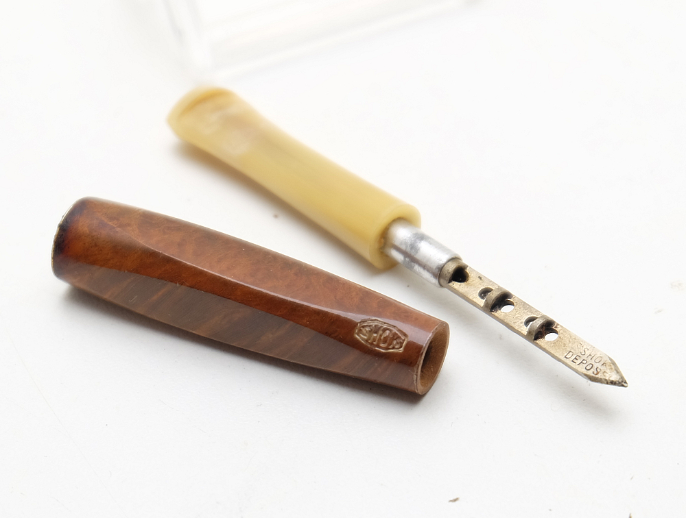 ​Shok Depose mouthpiece cigarette holder Briar+Horn - 6