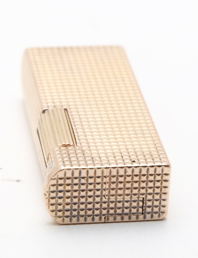 ​Dunhill Aldunil Paris Gas Lighter Solid Silver and Gold Plated Fully serviced! - 4