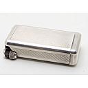 Flaminaire Quercia Grillon Gas Vintage Solid Silver Lighter 1950s Works! - 4 small