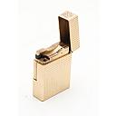 ​Dupont Line 1 Gas Lighter 20mk Gold Plated Works good! Fully Serviced! - 9 small