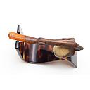 ​Antique Meerschaum Eagle Claw Tobacco Smoking Pipe Amber Stem Rare! - 5 small