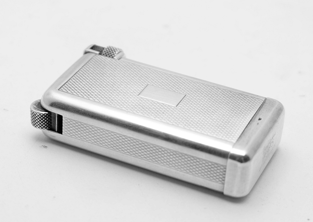 Flaminaire Quercia Grillon Gas Vintage Solid Silver Lighter 1950s Works! - 3