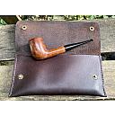 Handmade ​Vegetable-tanned Leather Case for Smoking Pipe - 4 small