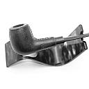 ​Billiard Vintage Tobacco Smoking Pipe Grenhill Leather Coated - 2 small