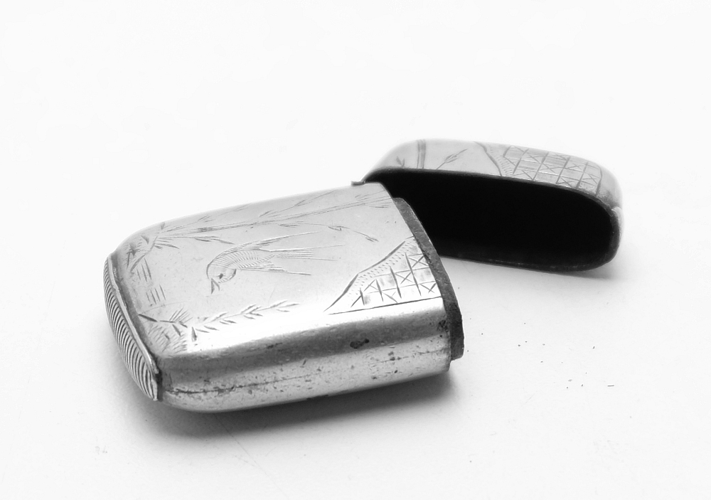 Nice Vintage French Matchbox Case! - 6