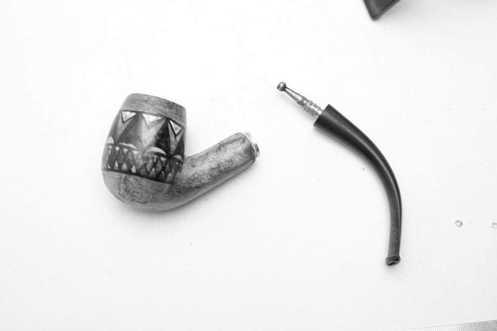 Handmade French Ceramic Pipe - 7