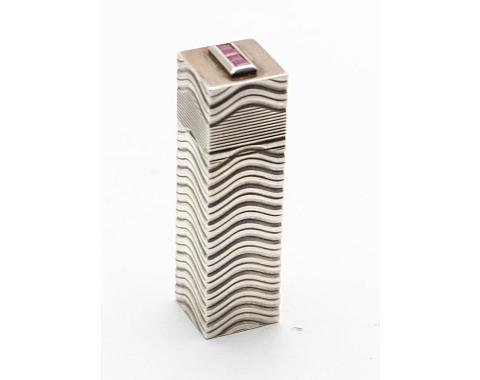 Boucheron Paris Sterling Silver With Stones Petrol Lighter Art Deco RARE!