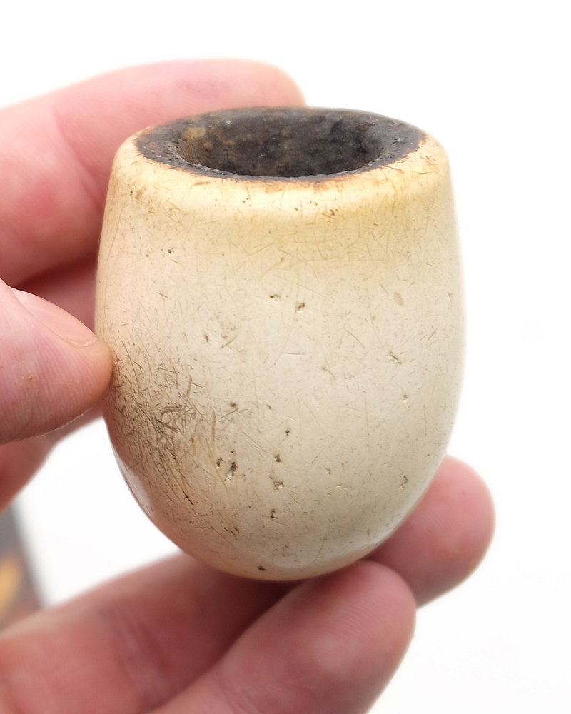 ​​Antique Meerschaum Billiard Vintage Smoking Pipe - 8
