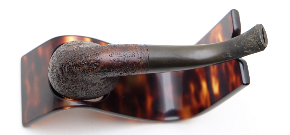 Ropp Pompe 66 Bent Billiard Vintage Tobacco Smoking Pipe - 6