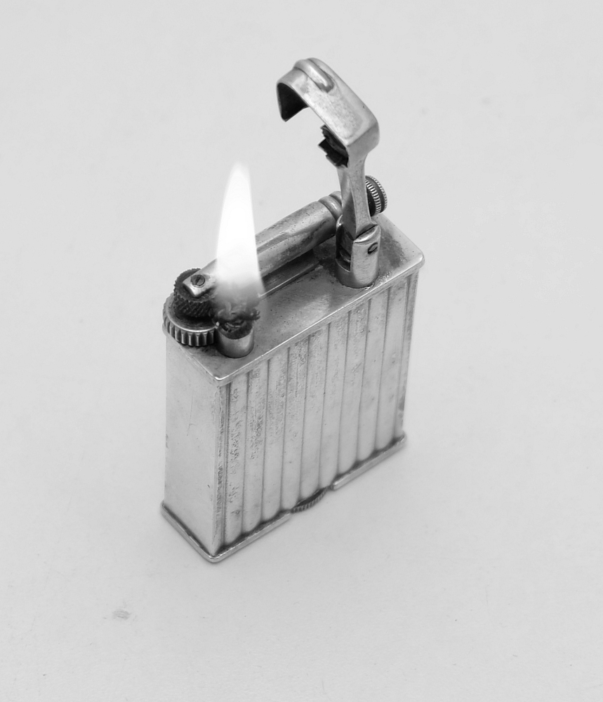 ​Parker Alfred Dunhill Paris Fab.Francaise Petrol Lighter Rare! Works good! - 7