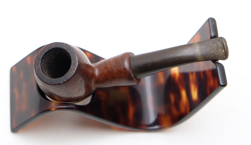 Bruyere Garantie Bent Billiard Smoking Pipe Vintage France - 3