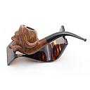 FBC Pipe Smoker Head Carved Bruyere Fine St.Claude - 1 small