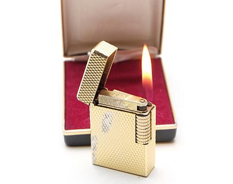 Zaima Chatelet Japan Vintage Gas Lighter Works good! Fully Serviced!