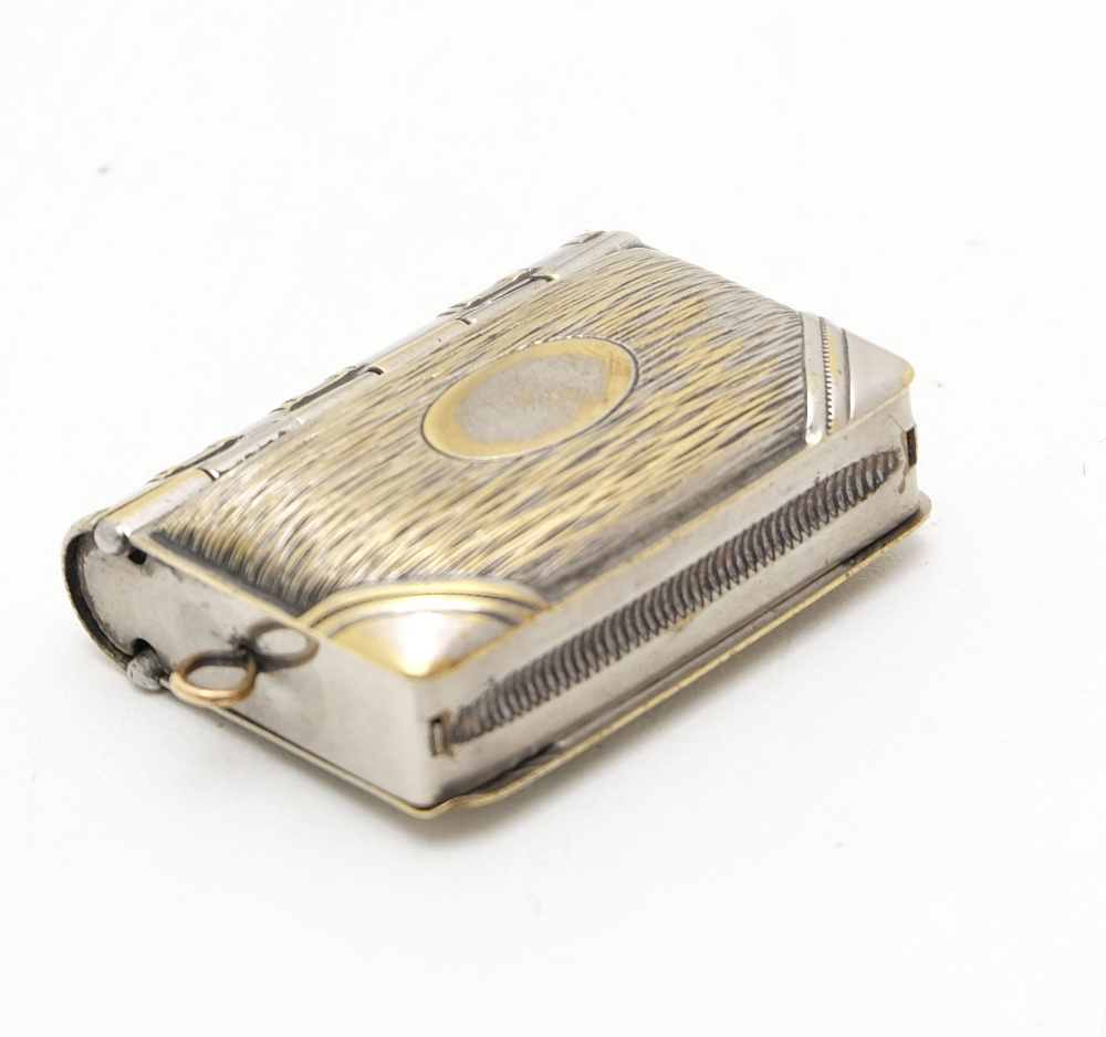 Unbranded Unique Antique Book Matchbox/Coin box Case Rare! - 2