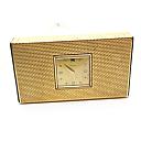 Lancel Cigarette Box With Clock/Alarm Works Good! With small crack un plastic! - 8 small