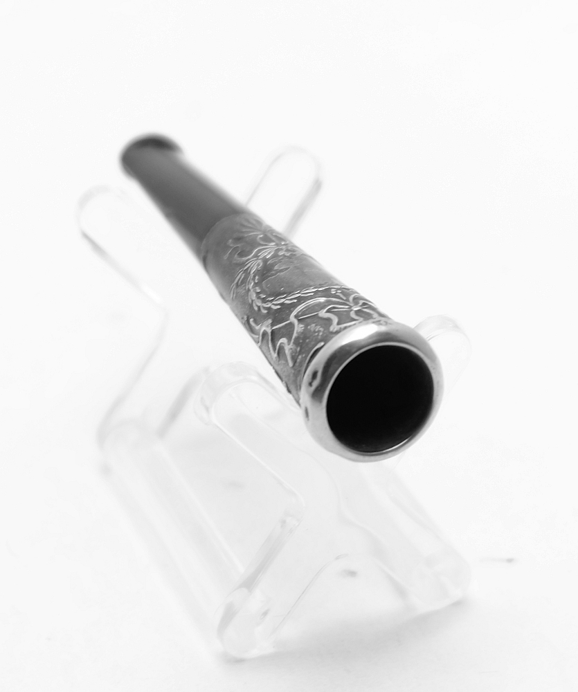 ​Beautiful Art Nouveau French Cigarette Holder Gold Ring - 4