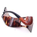 ​Bent Billiard Smoking Pipe Vintage Italy Imported Briar - 5 small