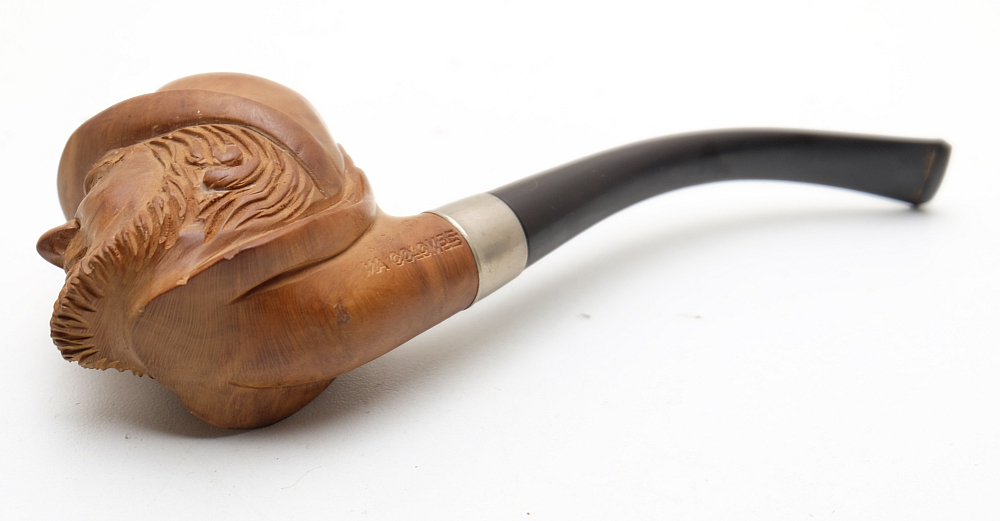Ma Colombe St.Claude ​Men Head Carved Vintage Smoking Tobacco Pipe - 7