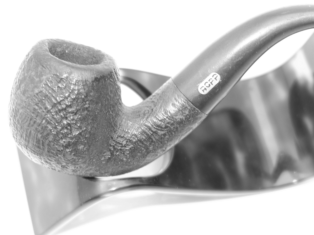 Ropp Pompe 66 Bent Billiard Vintage Tobacco Smoking Pipe - 2