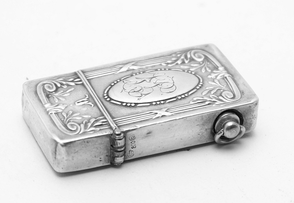 ​Silver 800 Automatic Petrol Lighter Germany 1900-1920S Works good! Rare! - 5