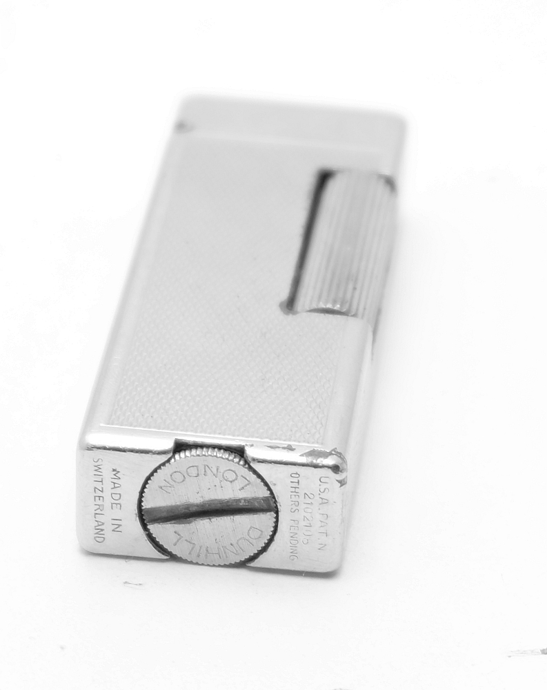 Dunhill Rollalite 1970s Petrol Lighter Rare! Works good! - 4