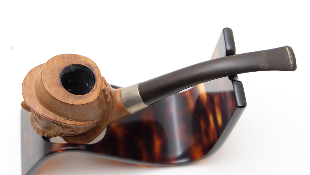 Ma Colombe St.Claude ​Men Head Carved Vintage Smoking Tobacco Pipe - 3