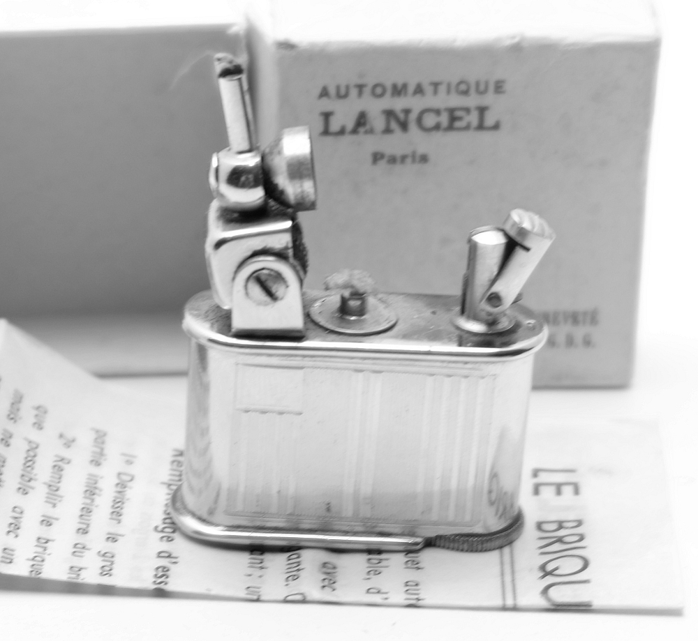 Lancel Automatic Petrol Lighter 1930s With box and instruction - 7