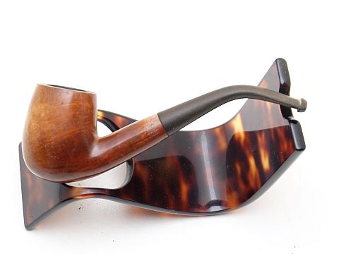 Real briar Bent Billiard Smoking Pipe Vintage France