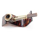 Jima Modele depose Vintage Smoking Tobacco Pipe Gold Brown - 3 small