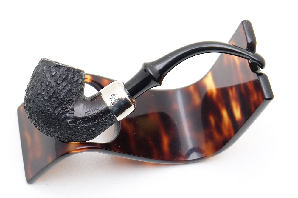 ​Silver Match Montreal Bent Billiard Vintage Smoking Pipe Restored! - 1