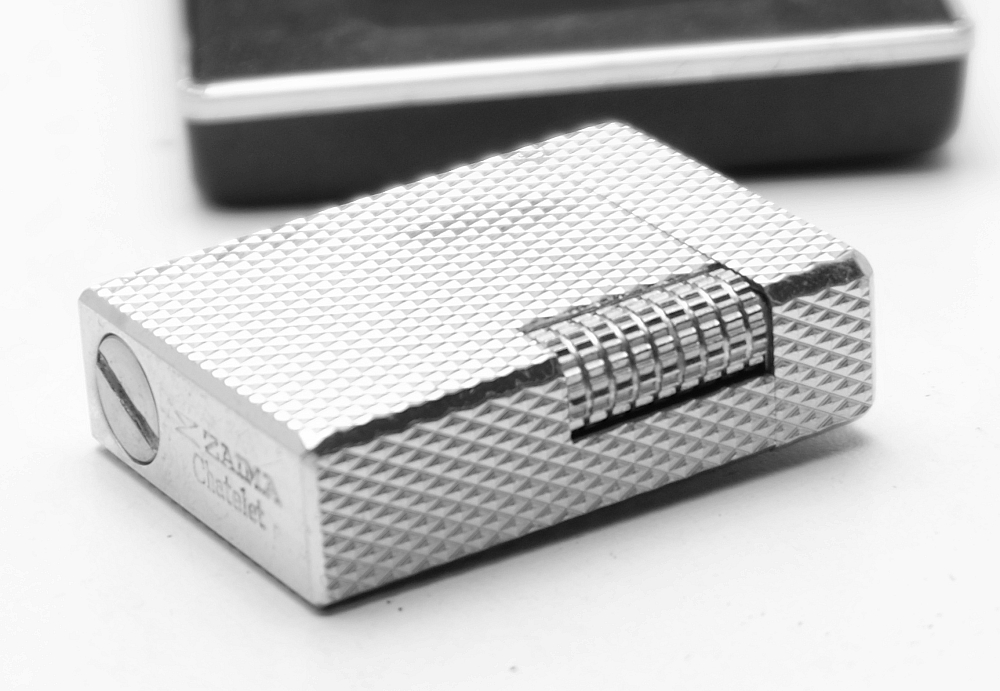 ​Zaima Chatelet Japan Vintage Gas Lighter Works good! Fully Serviced! - 3