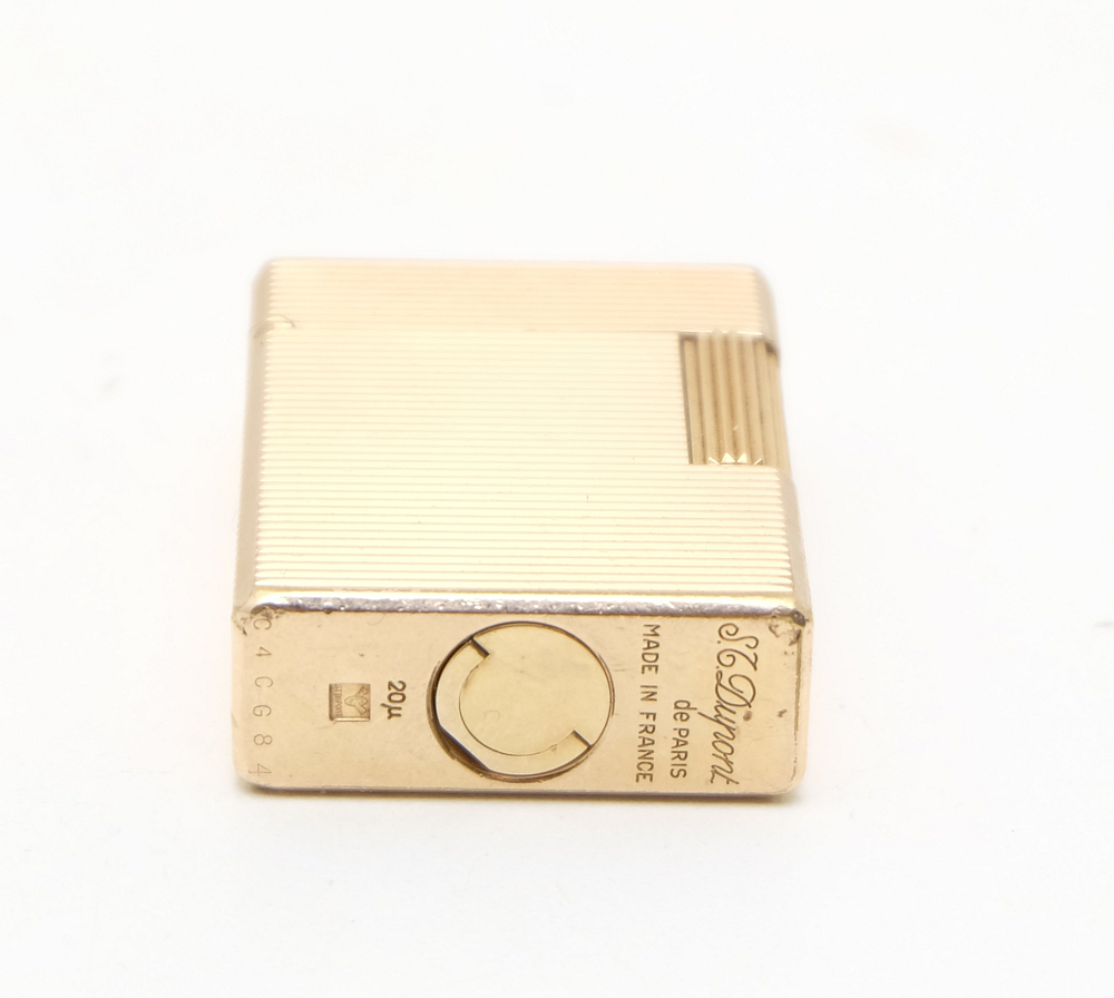 Dupont Line 1 Lighter Gold Plated 20m Works Fully Serviced! - 4