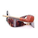 Gitana Depose Vintage Smoking Pipe Restored! Horn Stem! - 5 small