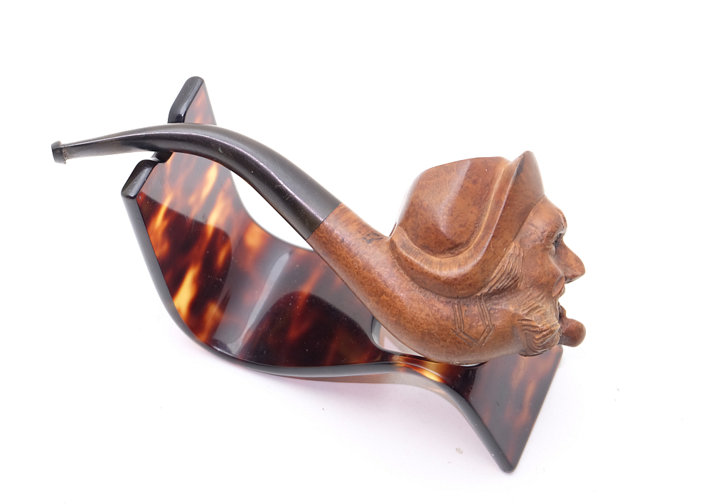 FBC Pipe Smoker Head Carved Bruyere Fine St.Claude - 6