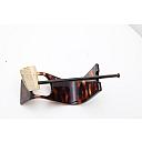 Long Meerschaum French Vintage Tobacco Smoking Pipe - 2 small