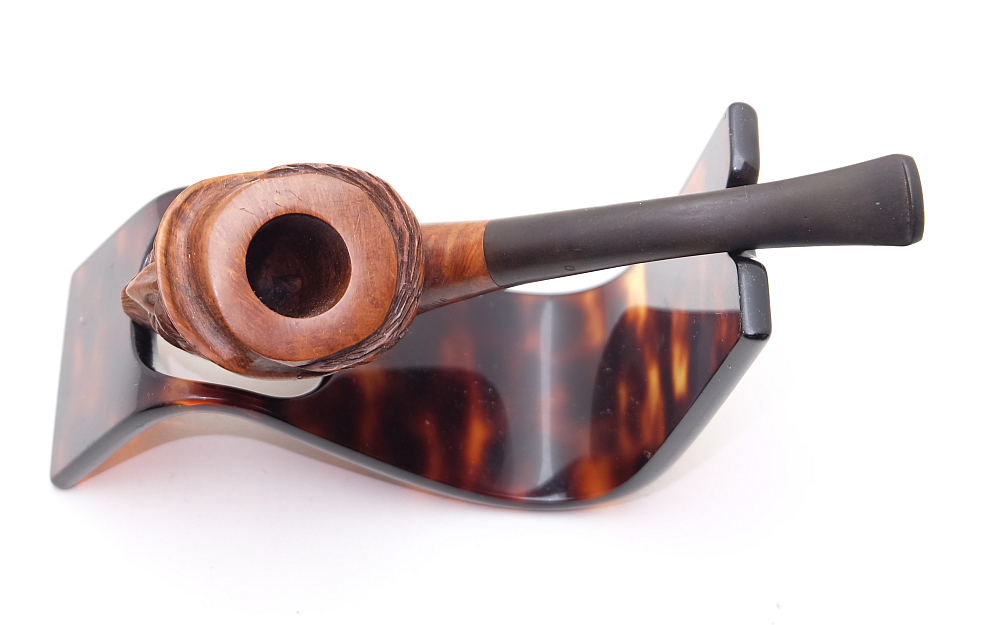 ​Men Head Bruyere Fine St.Claude Vintage Smoking Tobacco Pipe - 2