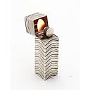 Boucheron Paris Sterling Silver With Stones Petrol Lighter Art Deco RARE! - 8 small