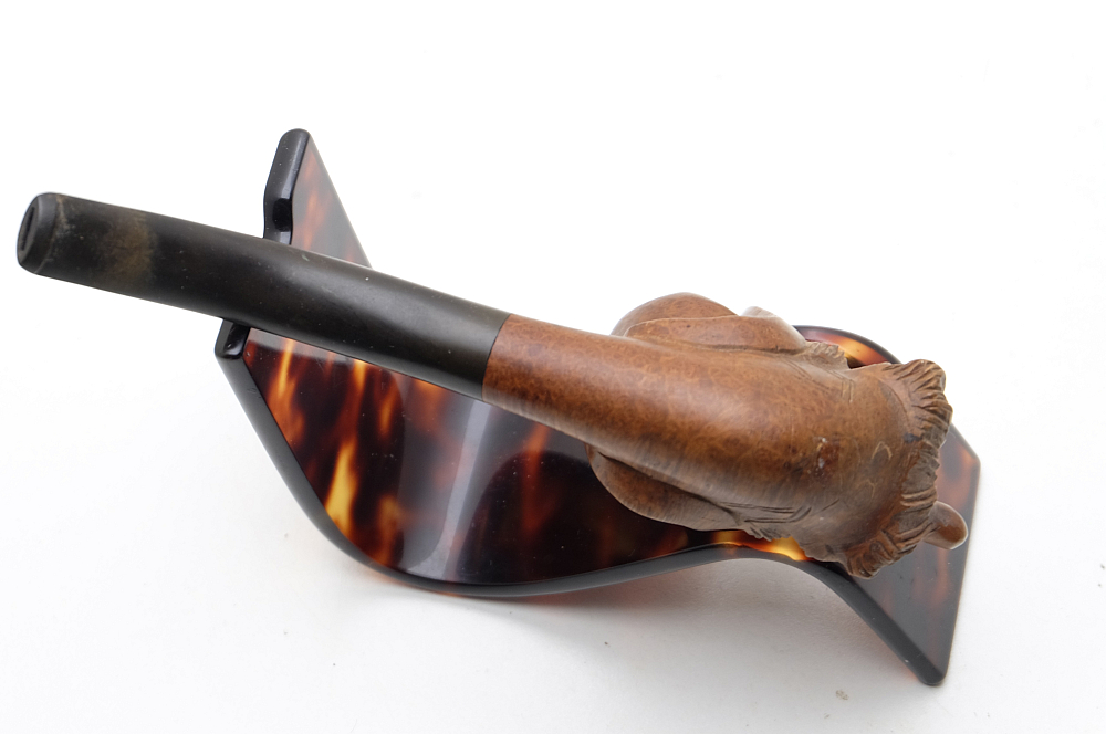 FBC Pipe Smoker Head Carved Bruyere Fine St.Claude - 7