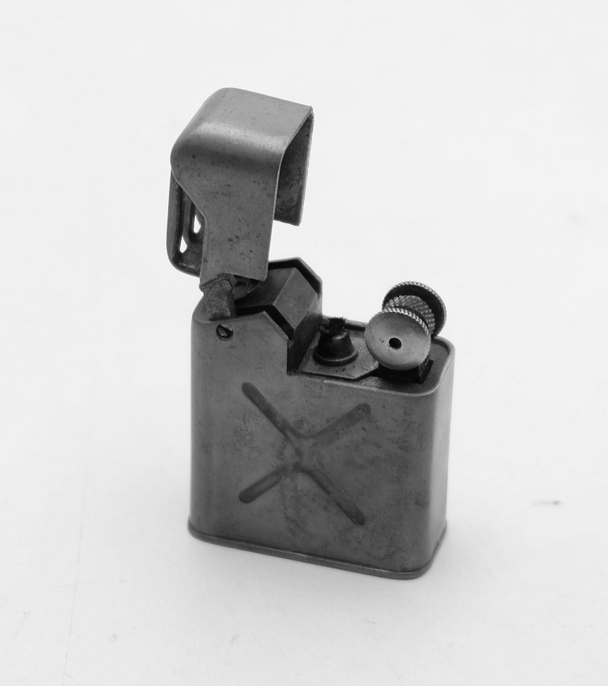 Clodion ​Jerrican Petrol Lighter 1940-1950S France Depose Extremelly Rare - 3