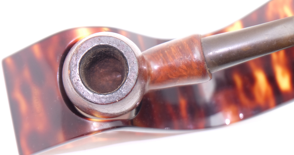 Bruyere Garantie Bent Billiard Smoking Pipe Vintage France - 4