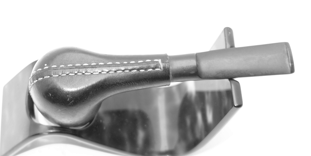 ​Billiard Vintage Tobacco Smoking Pipe Grenhill Leather Coated - 5