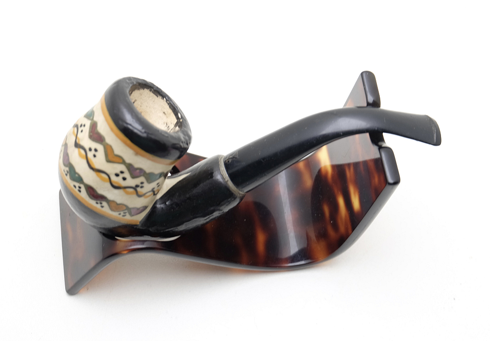 Handmade Classic Ceramic Pipe France - 1