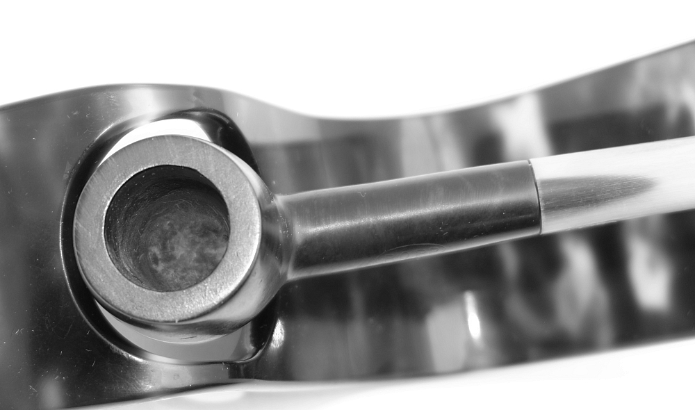 Ropp Grand Luxe 5 Billiard Vintage Smoking Pipe Horn Stem! Restored! - 4