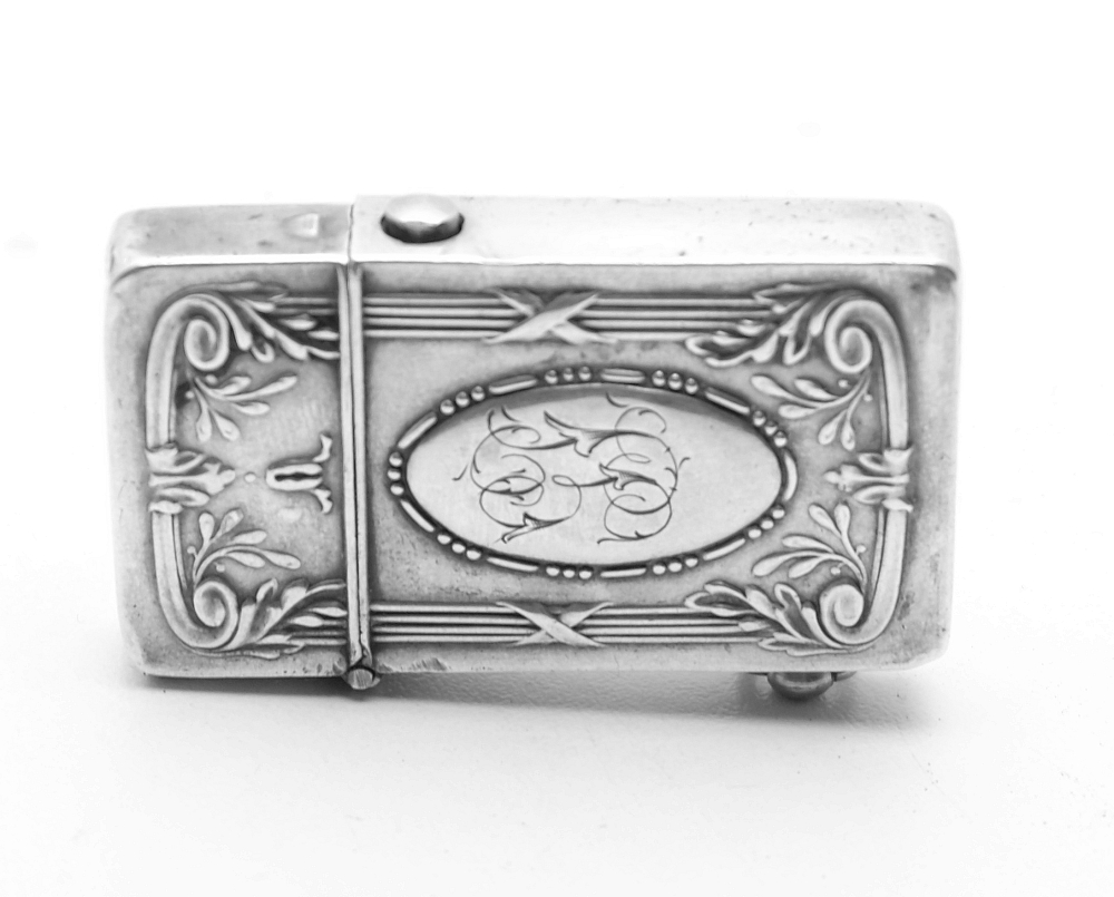 ​Silver 800 Automatic Petrol Lighter Germany 1900-1920S Works good! Rare! - 6
