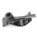 ​Billiard Vintage Tobacco Smoking Pipe Grenhill Leather Coated - 3 small