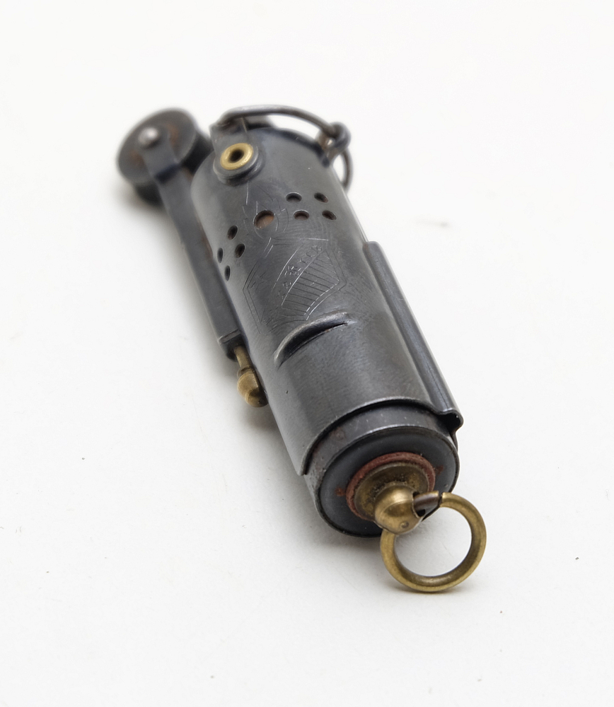 Bowers USA WW2 Vintage Petrol Lighter Works good! - 6
