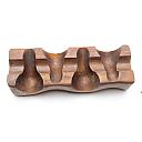 Wooden Pipe Stand for 4 pipes Vintage France - 1 small