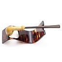 ​Nice Antique Long Black Ceramic Vintage Tobacco Smoking Pipe - 4 small