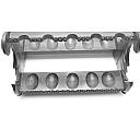 Unbranded Beautiful Wooden Pipe Stand for 10 Pipes Vintage! - 2 small