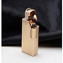 Dunhill Aldunil Paris Gas Lighter Solid Silver and Gold Plated Fully serviced! - 1 small